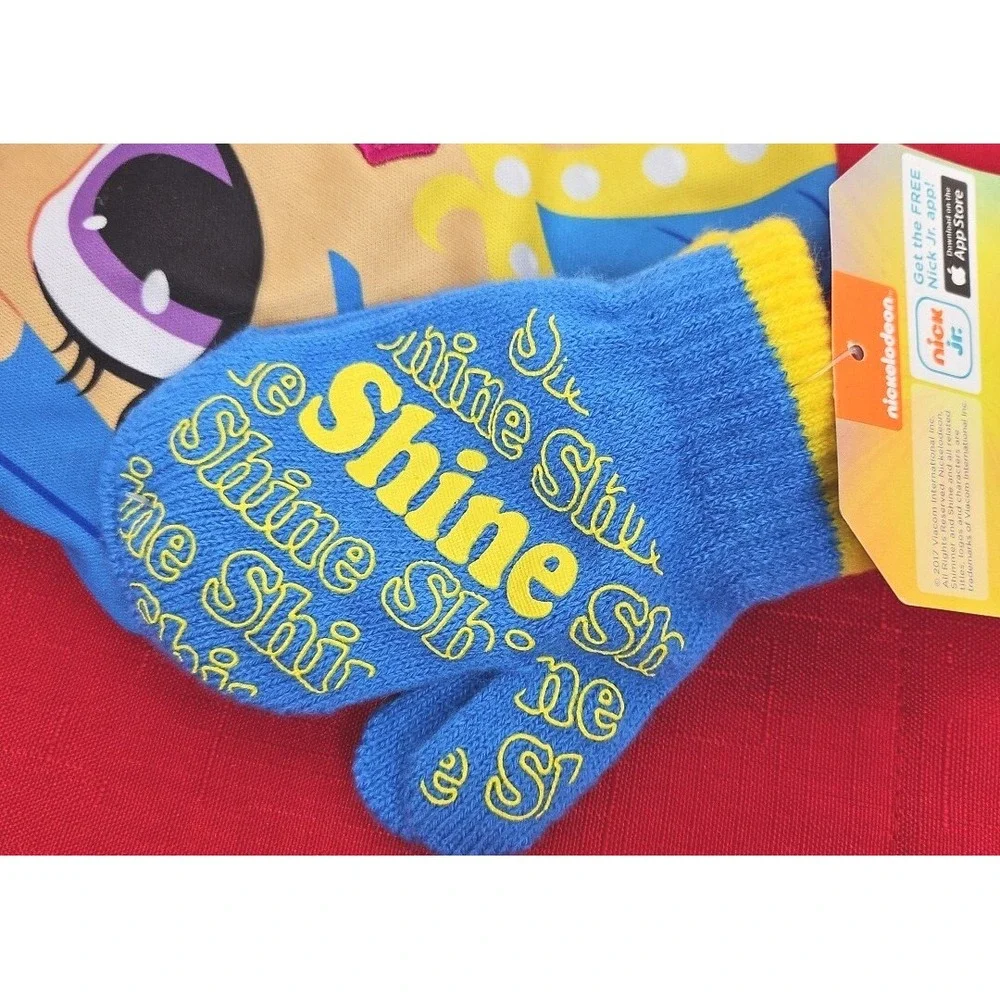 SHIMMER & SHINE WINTER HAT/ GLOVES SET 1 SHINE SET SMALL Toddler Snow‎